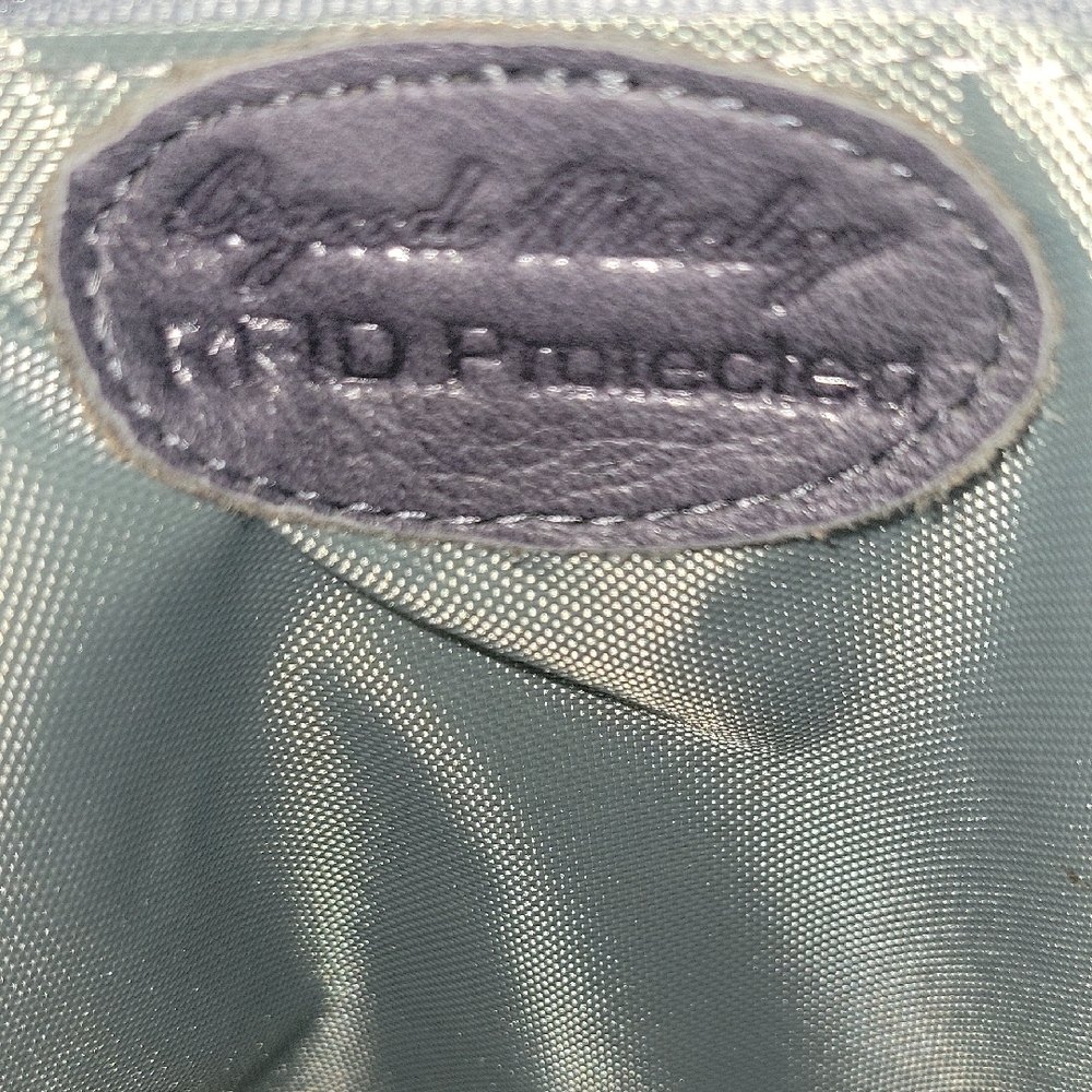 Gray Leather Backpack - image 6